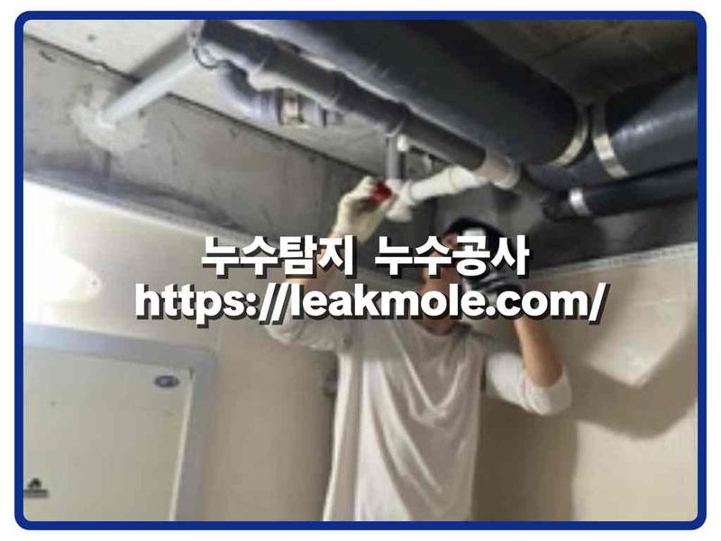 누수탐지 현장 작업 사진 6